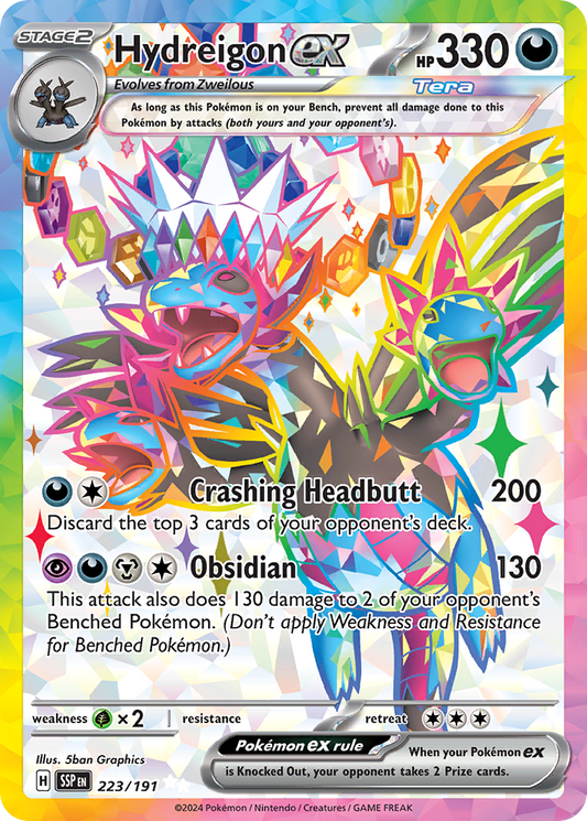 Hydreigon ex - 223/191 (Foil) Near Mint_Foil