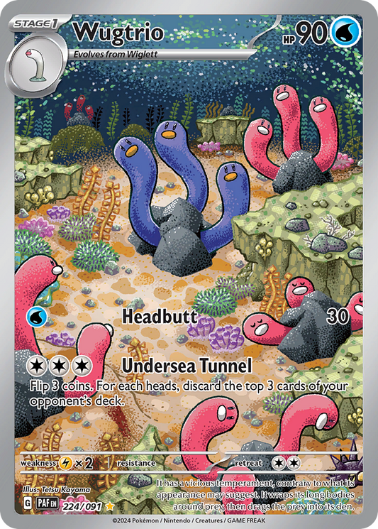 Wugtrio - 224/091 (Foil) Near Mint_Foil