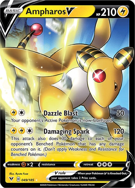 Ampharos V - 049/185 (Holo)
