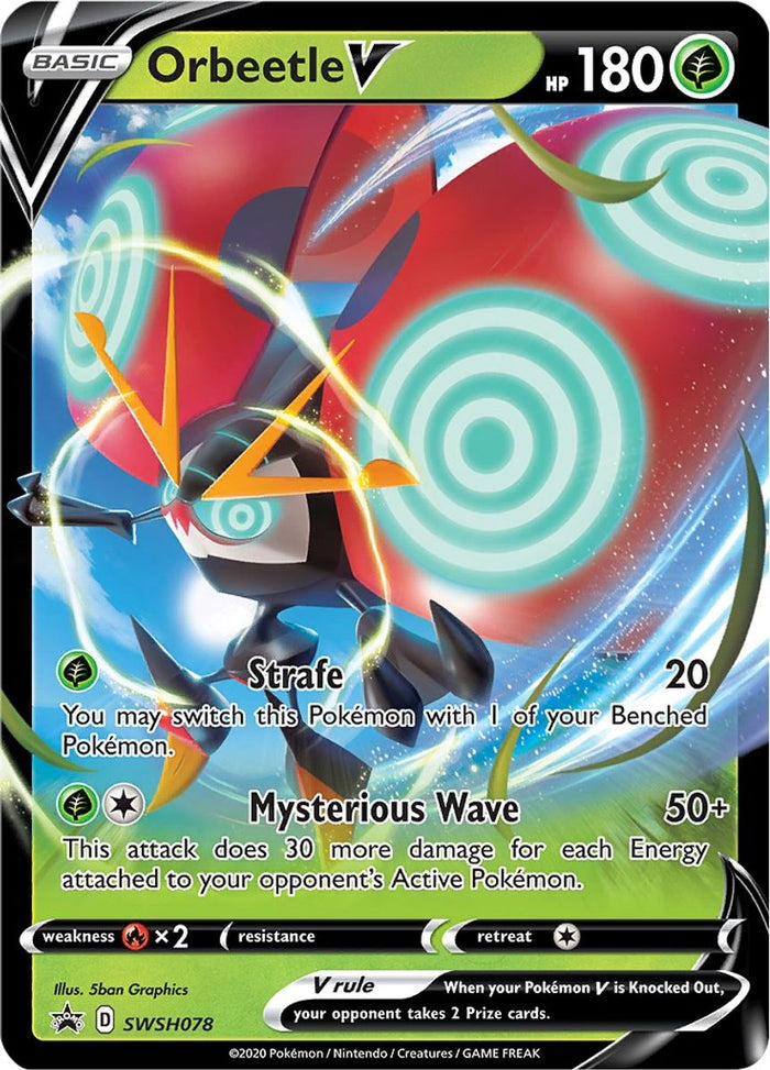 Orbeetle V - SWSH078 - SWSH078 (Holo)