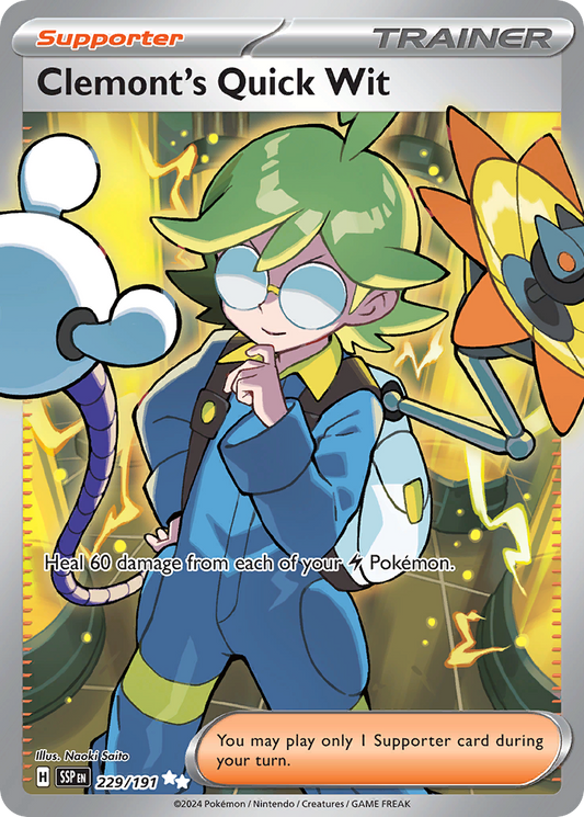 Clemont's Quick Wit - 229/191 (Foil) Near Mint_Foil