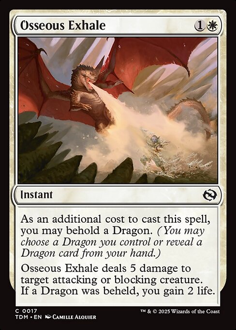 Osseous Exhale - 17 (Normal) Near Mint_Non-Foil