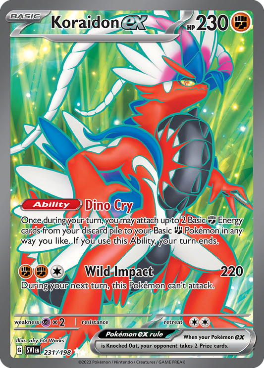 Koraidon ex - 231/198 (Foil) Near Mint_Foil