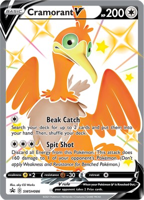 Cramorant V - SWSH086 - SWSH086 (Holo)