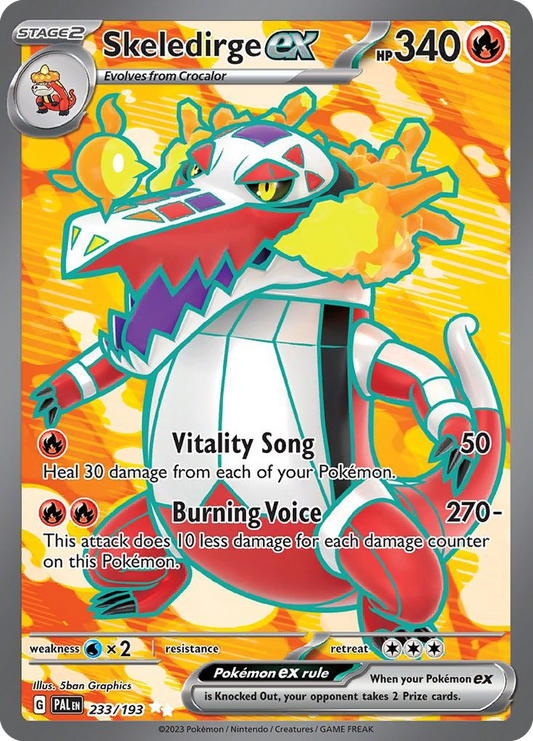 Skeledirge ex - 233/193 (Foil) Near Mint_Foil