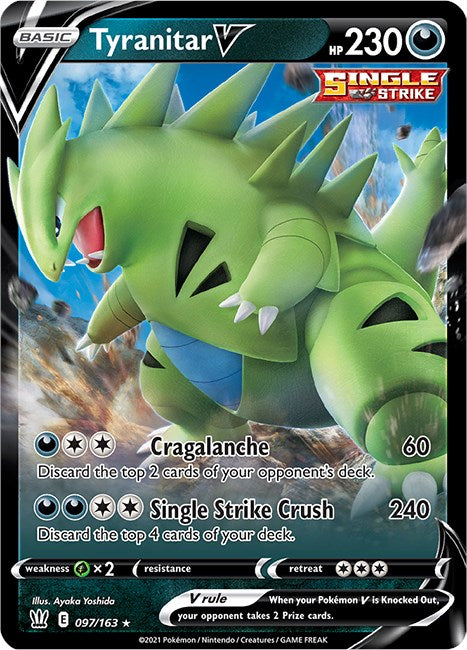 Tyranitar V - 097/163 (Holo)