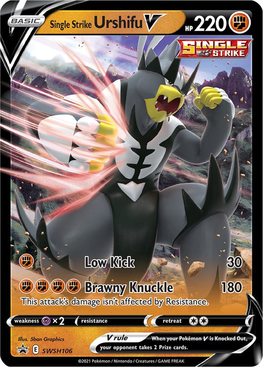 Single Strike Urshifu V - SWSH106 - SWSH106 (Holo)