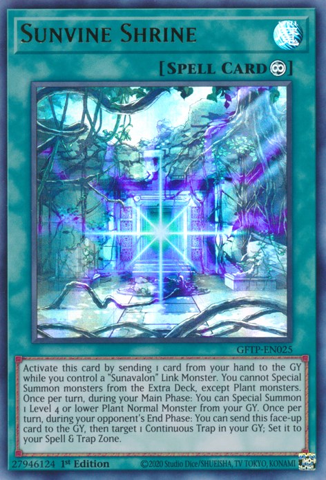 Sunvine Shrine - GFTP-EN025 (Foil) Near Mint_Foil