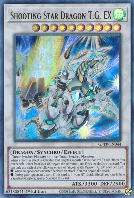 Shooting Star Dragon T.G. EX - GFTP-EN044 (Foil) Near Mint_Foil