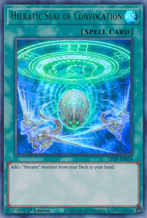 Hieratic Seal of Convocation - GFTP-EN054 (Foil) Near Mint_Foil