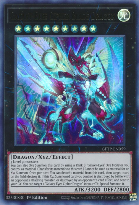 Galaxy-Eyes Cipher Blade Dragon - GFTP-EN059 (Foil) Near Mint_Foil