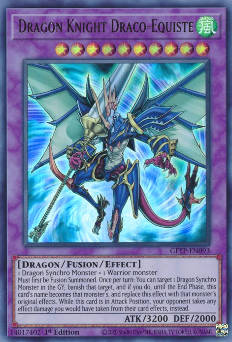 Dragon Knight Draco-Equiste - GFTP-EN093 (Foil) Near Mint_Foil