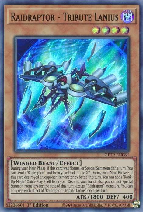 Raidraptor - Tribute Lanius - GFTP-EN084 (Foil) Near Mint_Foil