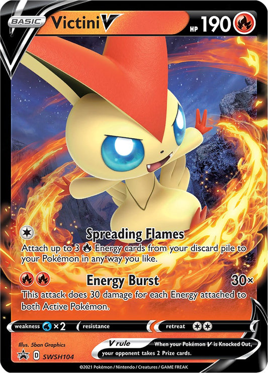 Victini V - SWSH104 - SWSH104 (Holo)