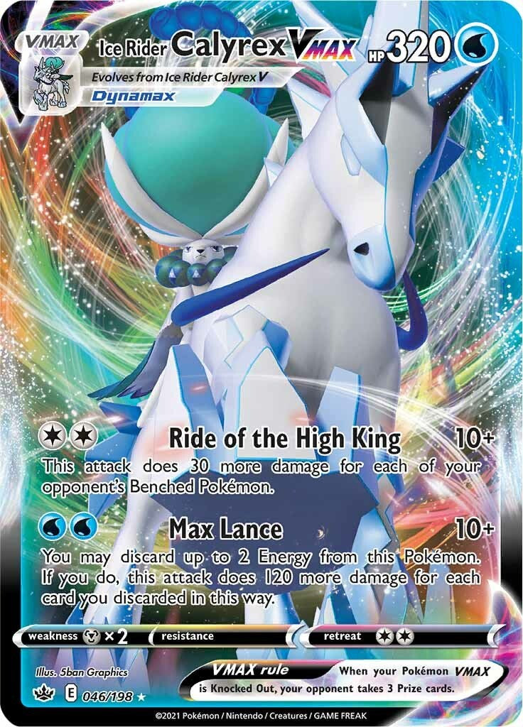 Ice Rider Calyrex VMAX - 046/198 Holo