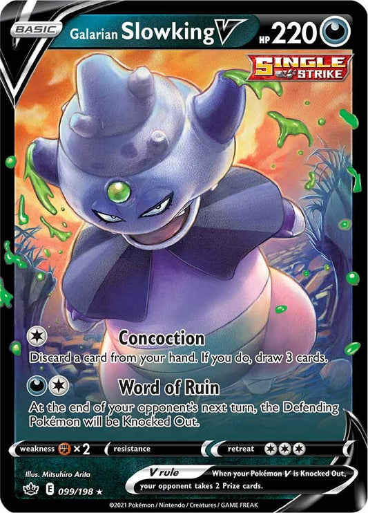 Galarian Slowking V - 099/198 (Holo)