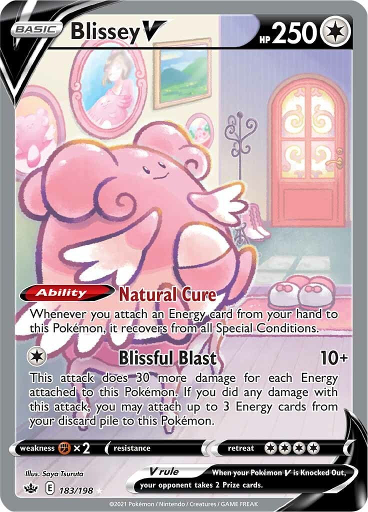 Blissey V (Alternate Full Art) - 183/198 (Holo)