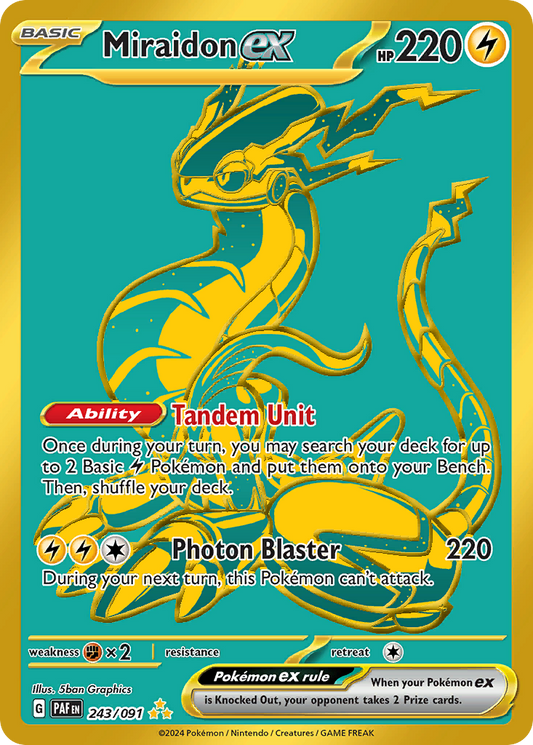 Miraidon ex - 243/091 (Foil) Near Mint_Foil