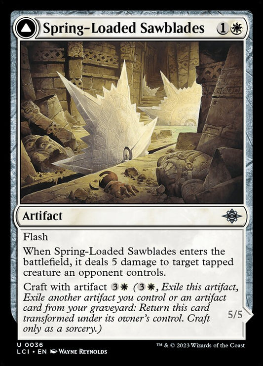 Spring-Loaded Sawblades // Bladewheel Chariot - 36