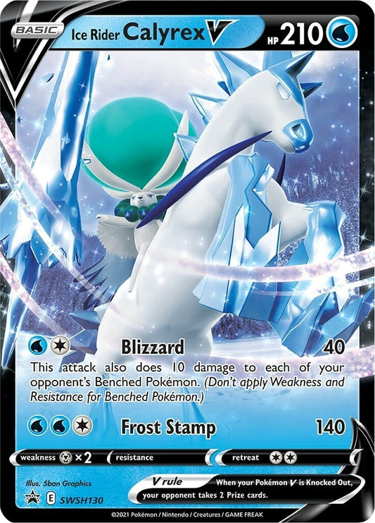 Ice Rider Calyrex V - SWSH130 - SWSH130 (Holo)