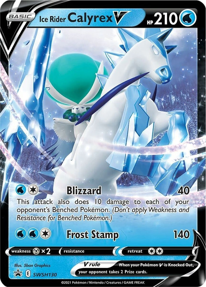 Ice Rider Calyrex V - SWSH130 - SWSH130 (Holo)