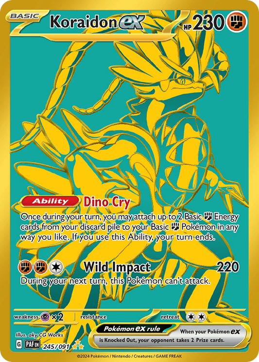 Koraidon ex - 245/091 (Foil) Near Mint_Foil