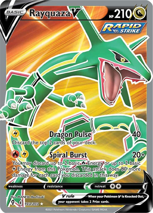 Rayquaza V (Full Art) - 193/203 (Holo)