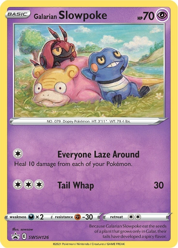 Galarian Slowpoke - SWSH126 - SWSH126 (Holo)