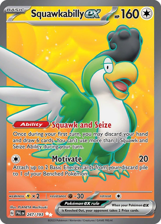Squawkabilly ex - 247/193 (Foil) Near Mint_Foil