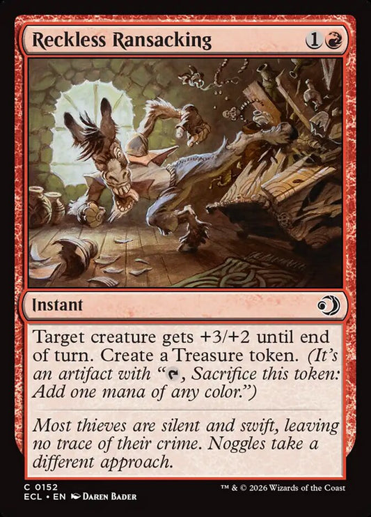 Reckless Ransacking - 152 (Foil)