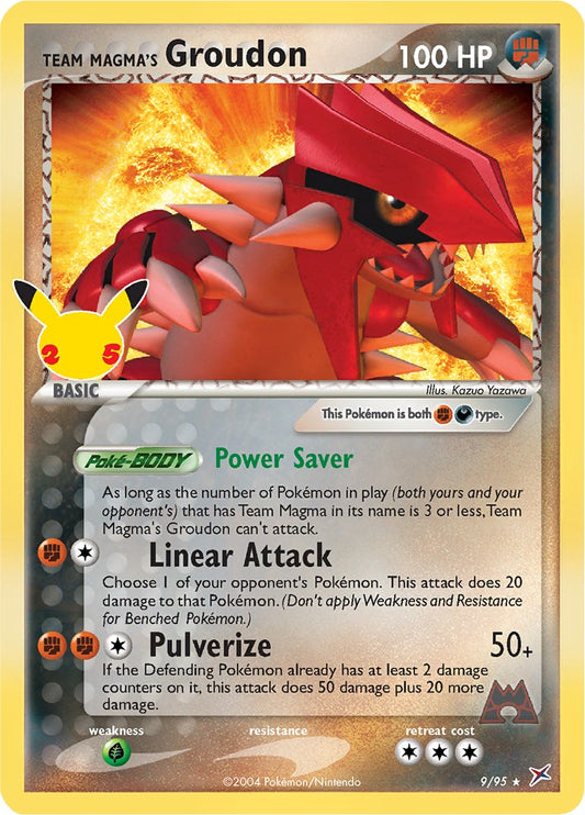 Team Magma's Groudon - 9/95 (Holo)