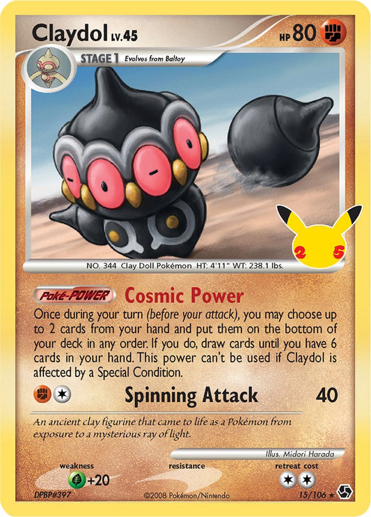 Claydol - 15/106 (Holo)
