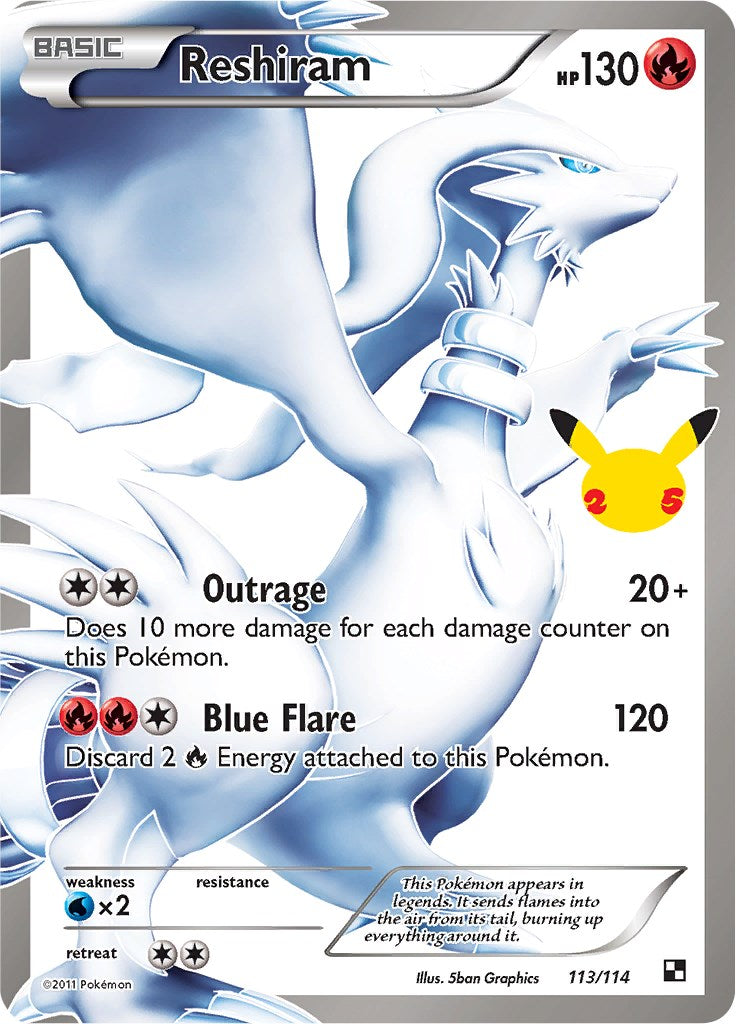Reshiram - 113/114 (Holo)