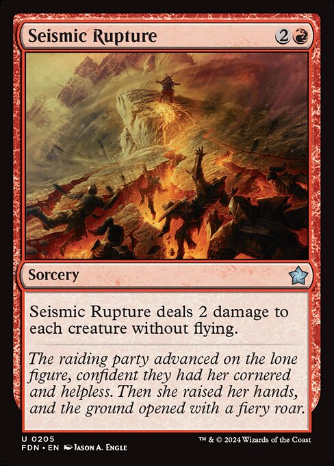 Seismic Rupture (Non Foil) near_mint