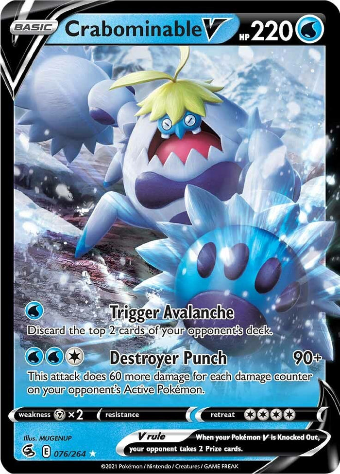 Crabominable V - 076/264 (Holo)
