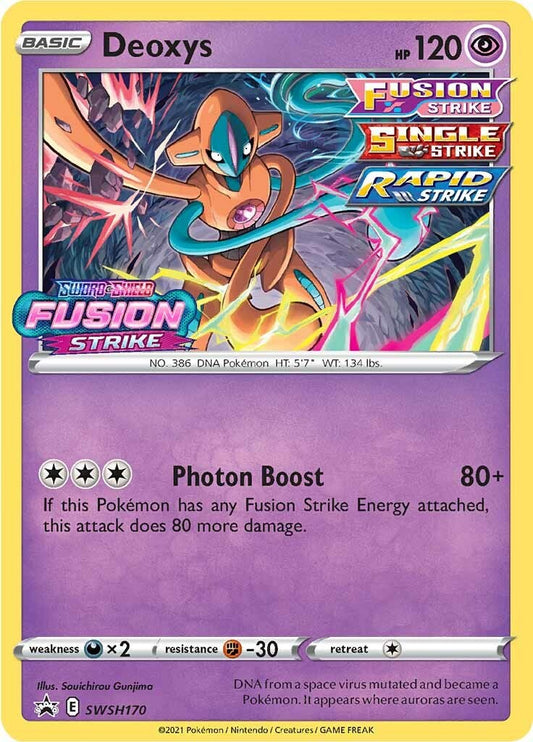 Deoxys - SWSH170 (Prerelease) - SWSH170 (Holo)