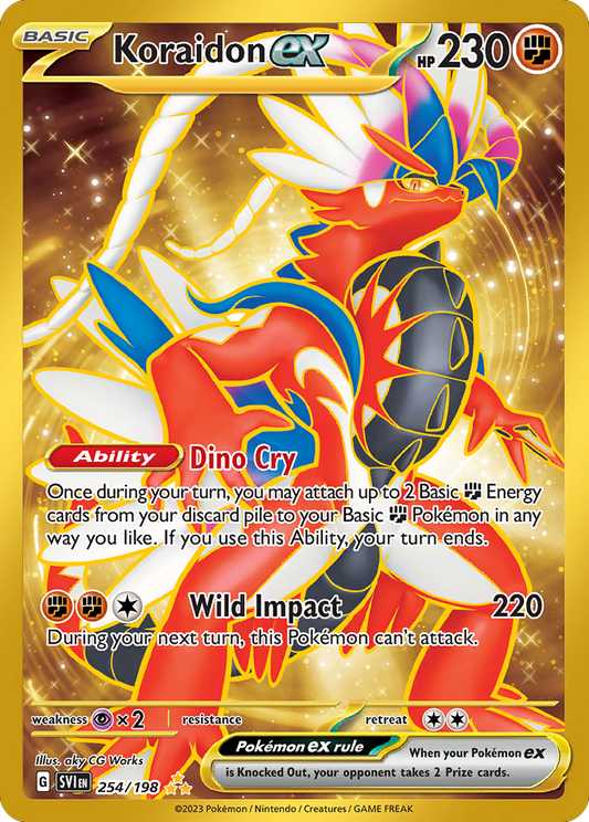 Koraidon ex - 254/198 (Foil) Near Mint_Foil