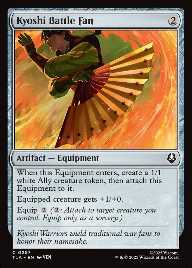 Kyoshi Battle Fan - 257