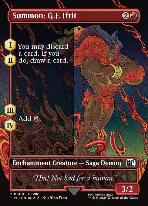 JP Summon: G.F. Ifrit - 369 (Foil) Near Mint_Foil