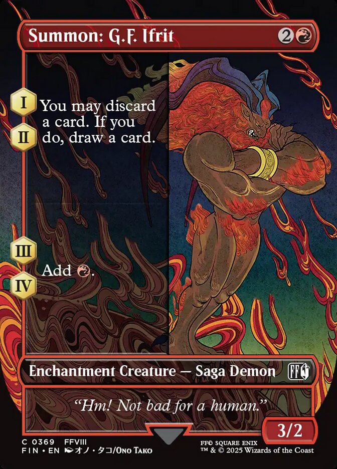 Summon: G.F. Ifrit - 369 (Foil) (JP)