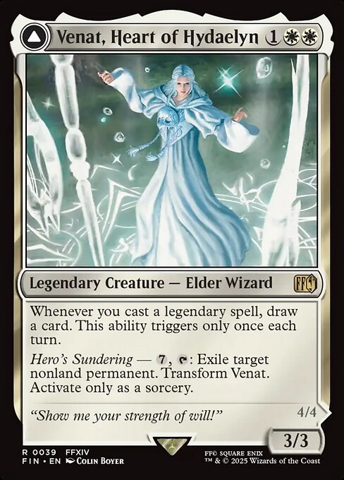 Venat, Heart of Hydaelyn // Hydaelyn, the Mothercrystal - 39 (Foil) Near Mint_Foil