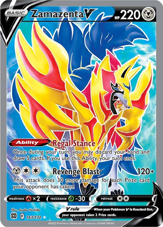 Zamazenta V (Full Art) - 163/172 (Holo)