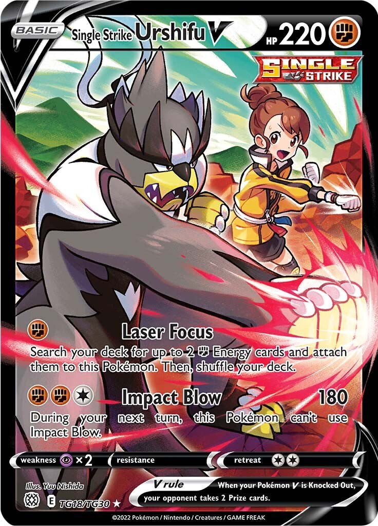 Single Strike Urshifu V - TG18/TG30 (Holo)