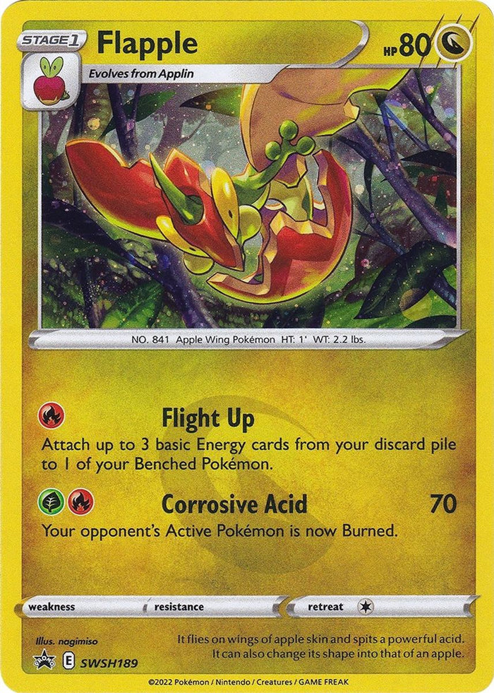Flapple - SWSH189 - SWSH189 (Holo)