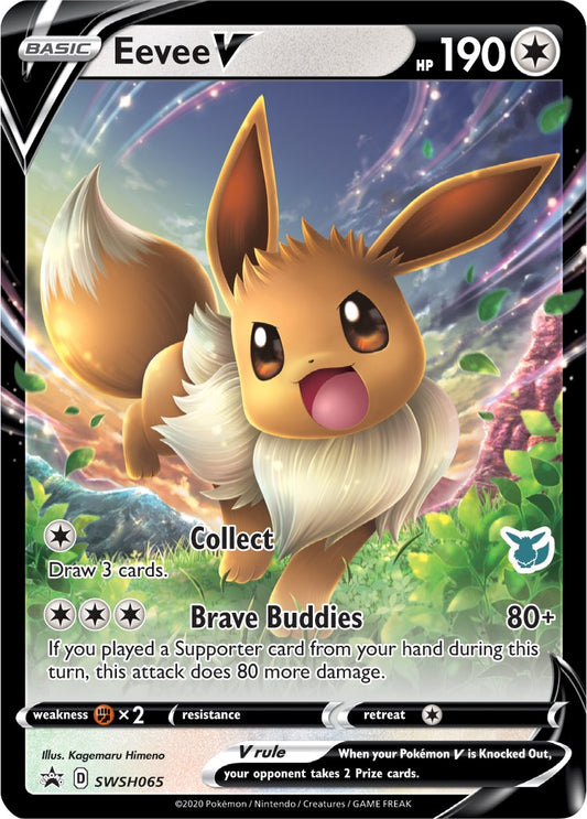 Eevee V - SWSH065 (Eevee Stamped) - SWSH065 (Holo)