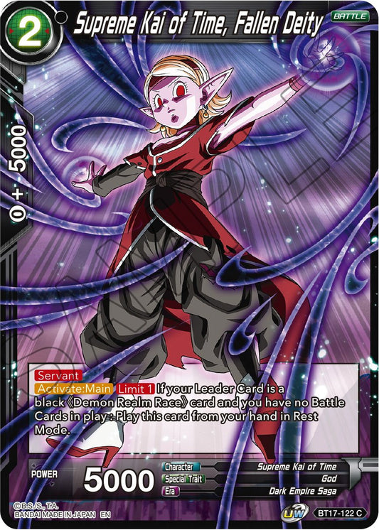Supreme Kai of Time, Fallen Deity - BT17-122 (Normal) Near Mint_Normal
