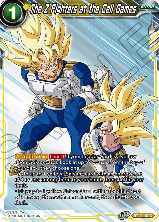 The Z Fighters at the Cell Games - BT17-107 (Normal) Near Mint_Normal