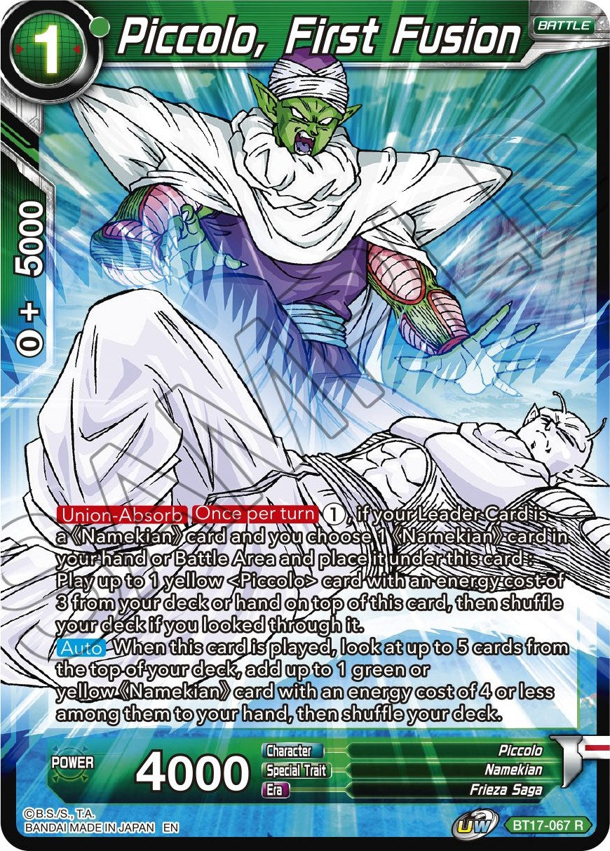 Piccolo, First Fusion - BT17-067 (Normal) Near Mint_Normal