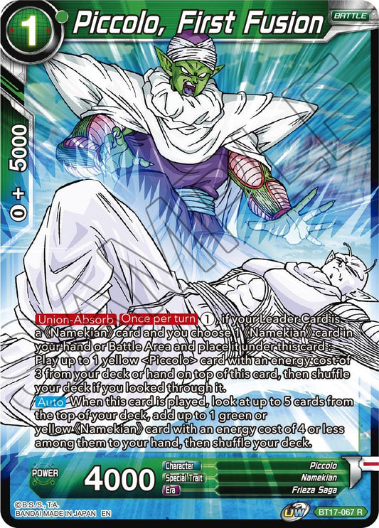 Piccolo, First Fusion - BT17-067 (Normal) Near Mint_Normal