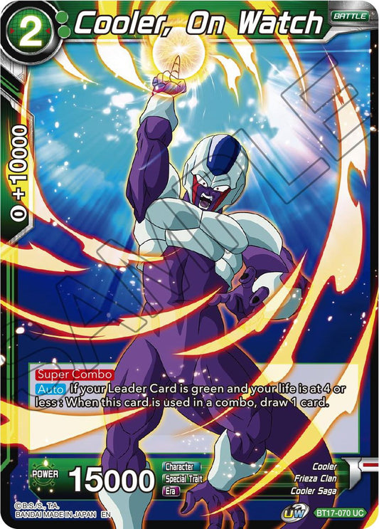 Cooler, On Watch - BT17-070 (Normal) Near Mint_Normal
